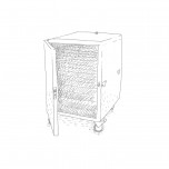 Location etuve gm ventilée 10 niv.4 grilles 60*80 3kw 220v inox