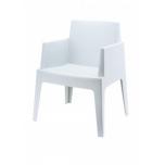 Location fauteuil de jardin vitro blanc