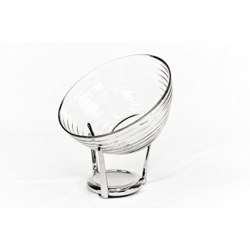 Location présentoir inox pm 3 pieds h:14 cm diam 15cm