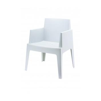 Location fauteuil de jardin vitro blanc