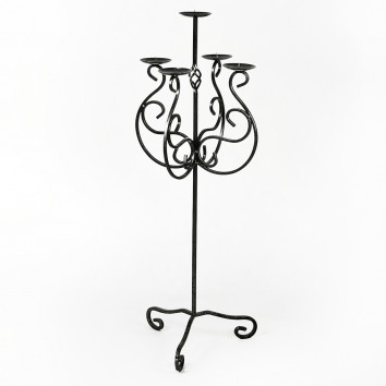 Location chandelier 5b hauteur 1m